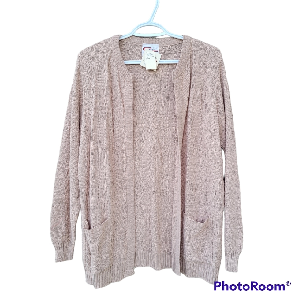 Vintage 80's New Minimalist Cardigan Sweater